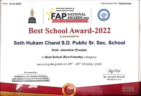 Best School Award-2022